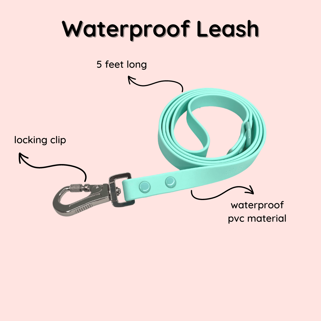 Waterproof Dog Leash - Pink - Sharper Barker