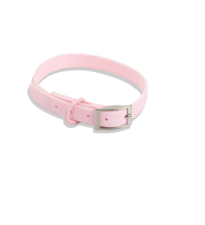 Waterproof Dog Collar - Pink  (end of line)