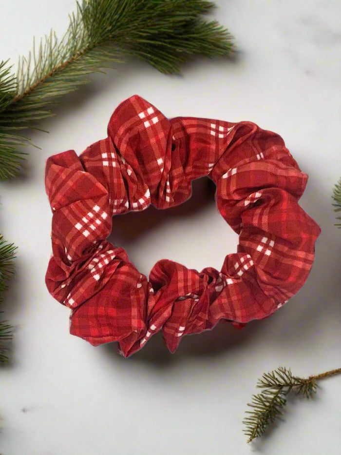 Scrunchie - Farmhouse Plaid - Sharper Barker